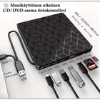 7-in-1 Ulkoinen CD/DVD-asema USB-hubilla #31548 - pikkukuva 2