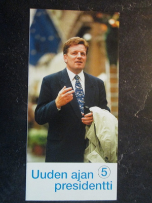VAALIMAINOS ESKO AHO PRESIDENTTI EHDOKKAANA 2000