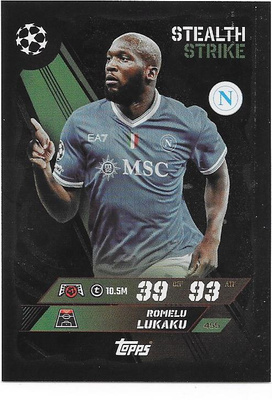 25-26 Topps Match Attax Stealth #455 Romelu Lukaku , Napoli