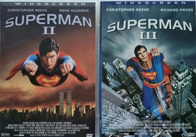 SUPERMAN II + SUPERMAN III DVD