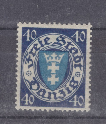 Saksa reich Danzig 1924 199 postituore.