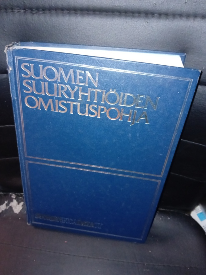 Alftan : Suomen suuryhtiöiden omistuspohja ( SIS POSTIKULU )
