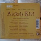 Einojuhani Rautavaara - Aleksis Kivi. Opera in Three Acts - pikkukuva 2
