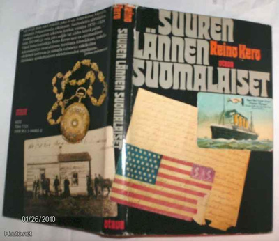 Reino Kero: Suuren lännen suomalaiset (1.p.1976) Sis.pk:t