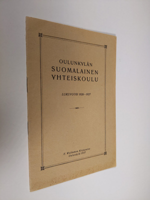 Oulunkylän suomalainen yhteiskoulu lukuvuosi 1926-1927