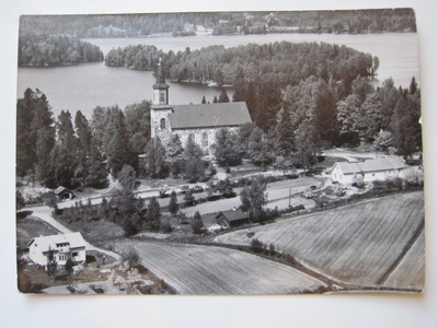 VANHA Postikortti Karjalohja 1940-luku