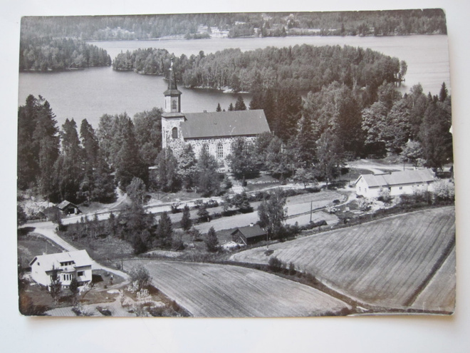 VANHA Postikortti Karjalohja 1940-luku