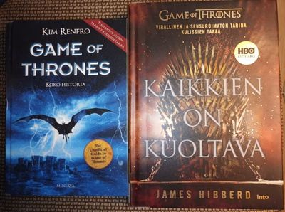 Kaksi kirjaa Game of Thrones-sarjan tarinasta ja kulisseista