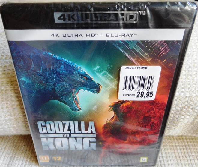Godzilla vs. Kong 4K (muoveissa) [4K UHD + Blu-ray]