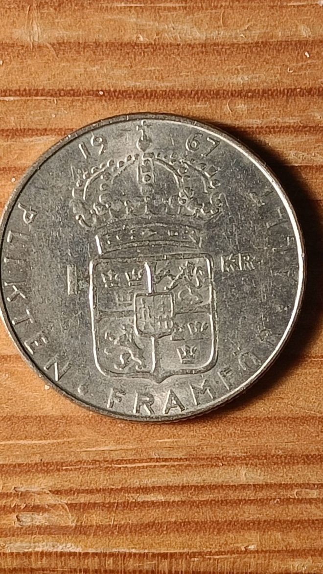 Ruotsi 1 kruunu 1967