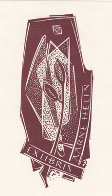 Ex Libris, Aarne Helin , b678