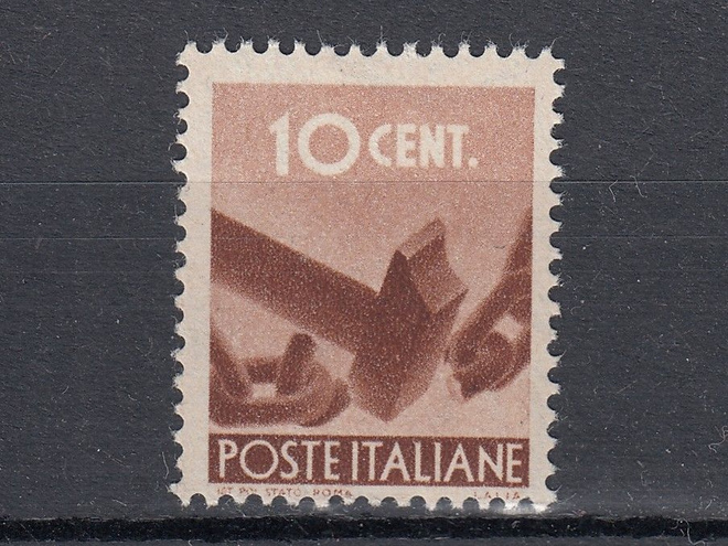 Italia 1945 Mi 682A Hammer Breaking Chain **