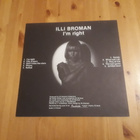 Illi Broman – I'm Right lp orig 1981 Pop Rock, Synth-pop nm - pikkukuva 3