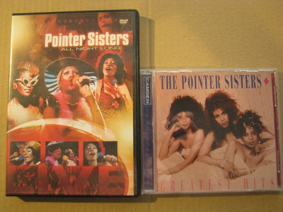 POINTER SISTERS - All Night Long & Greatest Hits (dvd + cd)