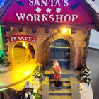 JOULUPUKINPAJA - SANTA'S WORKSHOP LED-VALOTALO - pikkukuva 3