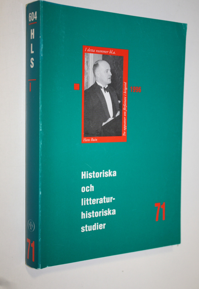 Historiska och litteraturhistoriska studier 71