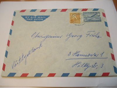 1966 Hki lentopostikuori Saksaan
