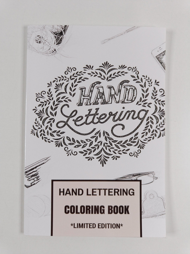 Coloring Book Coloring Book for Adults ym. : Hand Letteri...