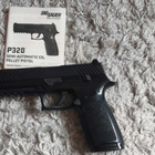 SIG Sauer P320 Black 4,5mm ilmapistooli blowback - pikkukuva 3