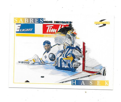 1995-96 Score #200 Dominik Hasek , Buffalo Sabres MV