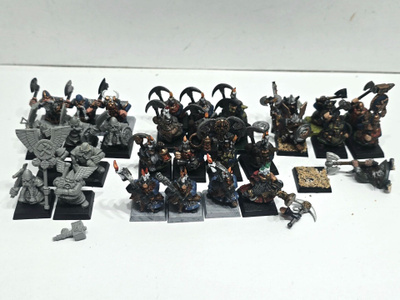 WHFB - 31kpl Dwarf Warriors [F101]