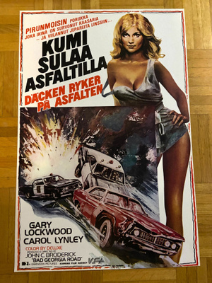 Vanha elokuvajuliste: Kumi sulaa asfaltilla