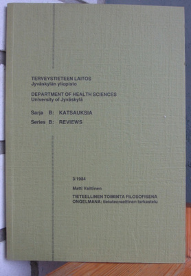 Matti Vaittinen: Tieteellinen toiminta filosofisena ...