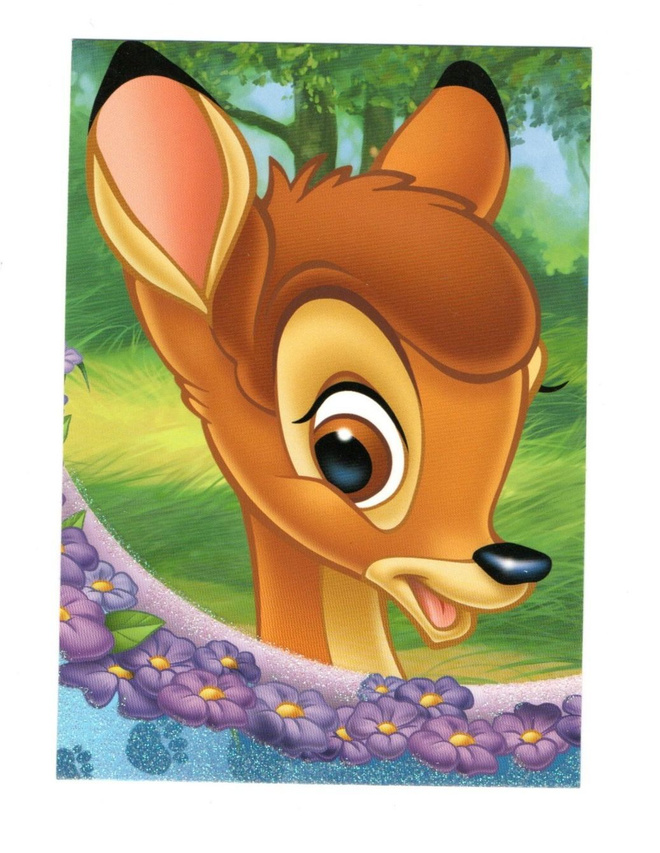 DISNEY °°BAMBI°° -KORTTI / (Kimalle) Karto