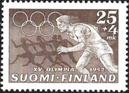 1952 XV Olympia 25 + 4 mk **  LaPe 406