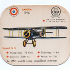 Kahvilappu OKA SPAD S. 5 Ranska 1916 - pikkukuva 1