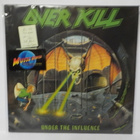 OVERKILL - UNDER THE INFLUENCE M-/M- EU 1988 LP - pikkukuva 1