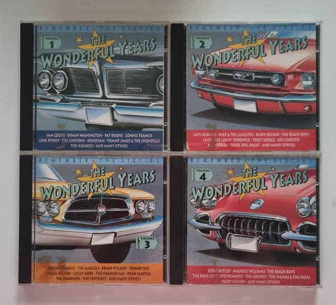 REMEMBER THE SIXTIES: THE WONDERFUL YEARS, VOL. 1-4, 4 CD CD