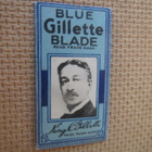Vintage Blue Gillette partakoneenterä - pikkukuva 1