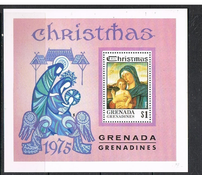 Grenada Grenadines 1975 - Joulu Christmas ++ sarja ja blokki