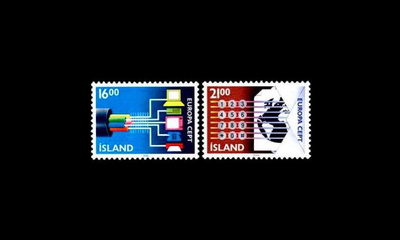 Islanti 682-3 ** Europa viestintä ja liikenne (1988)