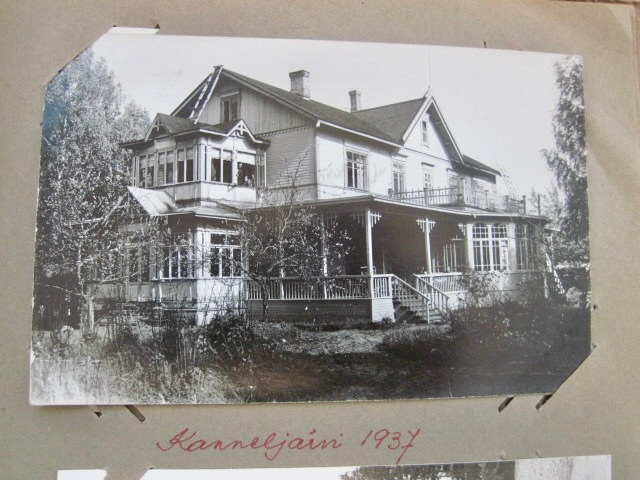 VANHA Valokuva Kanneljärvi Luov. Alue 1937