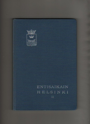 Entisaikain Helsinki II, Hels. historiayhd. vuosik. 1937,K3+