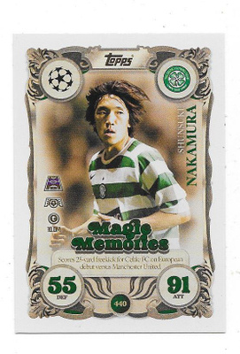 2025-26 Topps MACHL Magic Memories #440 Shunsuke Nakamura