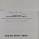 Hannu Niskanen : Tuhopoltot Suomessa (signeerattu, tekijä... - pikkukuva 3