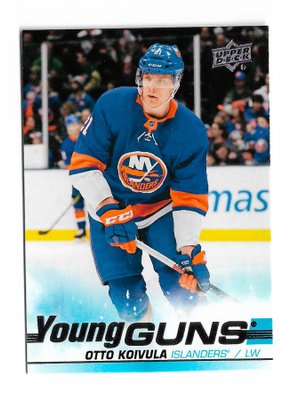 2019-20 Upper Deck Young Guns RC #483 Otto Koivula
