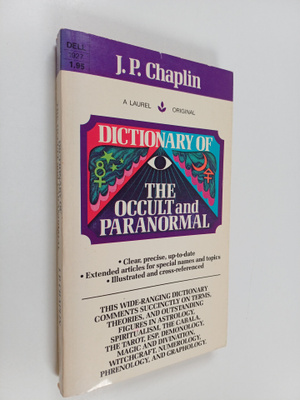J. P. Chaplin : Dictionary of the occult and paranormal