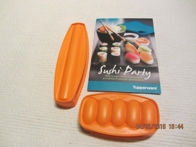 Tupperware Sushi Party setti, oranssi, uusi