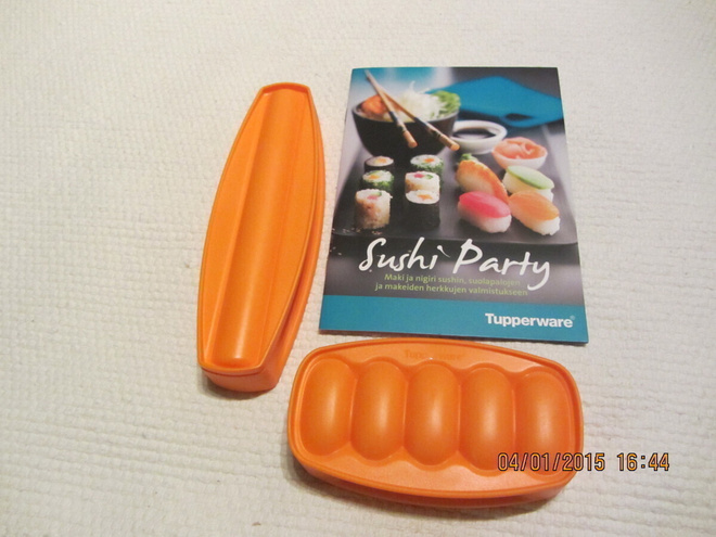 Tupperware Sushi Party setti, oranssi, uusi