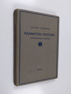 Raamatun historia oppikouluja varten