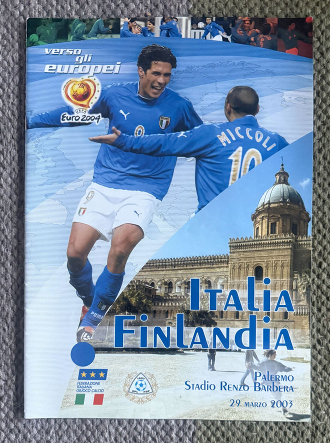 ITALIA v FINLANDIA EURO 2004 QUALIFICATION 29.3.2003 V2