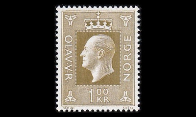 Norja 588 ** Olav V 1 kr (1969)