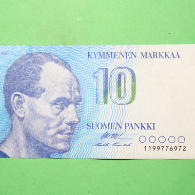 10 Markkaa 1986