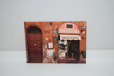 Postikortti (B) Bella italia Pasticceria roma