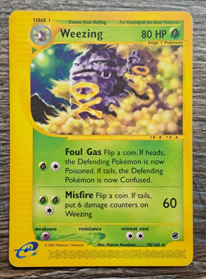 Weezing rare 70/165!