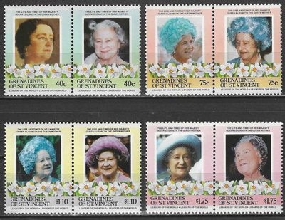 (S0043) GRENADINES OF ST. VINCENT 1985 (Queen Mother). MNH**